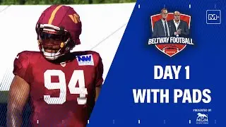 Takeaways from first padded practice of Commanders training camp | Beltway Football