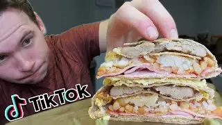 TikTok&rsquo;s Breakfast Tortilla WRAP HACK... 🥓  🌯  🍳