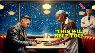 Elderly Black Waitress Defends a Hell’s Angel - Then 100 Bikers Show Up at Her Door