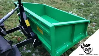 Kleintraktor|Heckmulde|TBX 120|Heckschaufel|Kubota|Iseki|Vorstellung [HD]