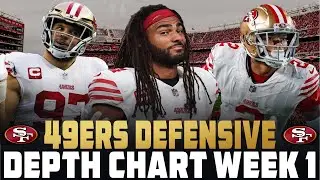 49ers Defensive Depth Chart Week 1