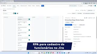 Solu&ccedil;&atilde;o RPA em Python - Cadastro de funcion&aacute;rios no Jira