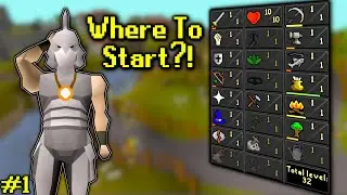 Runescape NOOB впервые пробует режим IRONMAN! (OSRS)