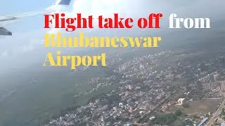 flight take off from bhubaneswar biju pattnaik airport|Smart city Bhubaneswar Drone view|Rosy's vlog