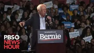 WATCH: Sanders holds Los Angeles rally on the Sunday before Super Tuesday