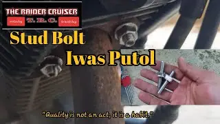 Installing Stud Bolts | Iwas Putol | Exhaust Pipe Stud Bolts | The Raider Cruiser T.R.C.