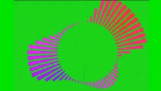 Audio Spectrum Visualizer Green Screen HD 2018 | #19