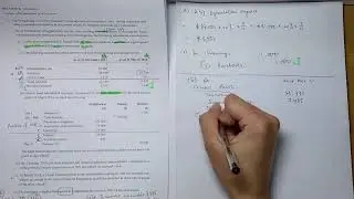 2019 Mock 2A - Q5 - Incomplete records: Cash loss and income statement - Part 2