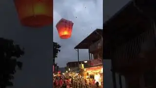 LOOK Amazing Sky Lantern #shorts #skylantern #travel