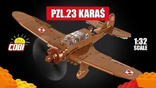 ✈ Polish light bomber from WWII - PZL.23 Karaś designed in the early 1930s - #COBI 5751
