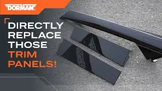Exact-match vehicle appliques and pillar trim to restore your exterior