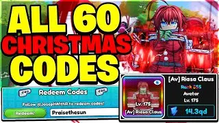 All 60 Christmas Riasa Claus Codes In Anime Eternal