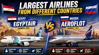 ✈️ Крупнейшие авиакомпании из разных стран 🌍