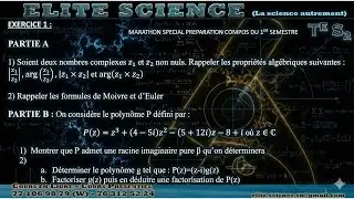 CORRECTION TYPE COMPOS : Nombres complexes (Niveau Terminale S2)