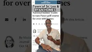 Ryan Homes wants to redevelop a golf course in St. Leo, FL
