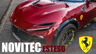 LOUD! NOVITEC Ferrari Purosangue ESTESO. Visual review and RAW Exhaust Sound