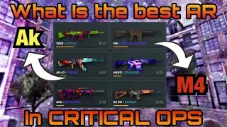 WHAT IS THE BEST AR IN CRITICAL OPS!!??!! || OG NAME GIVEAWAY WINNER‼️ ||