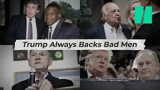 Trump Always Defends Bad Men | Trumpster Fire