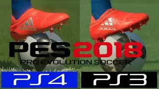 PS3 vs PS4 compara&ccedil;&atilde;o| PES 18