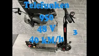 Telefunken S 950 48V Umbau Tuning  40 km/h Spiel im Klappmechanismus beseitigen  E-scooter /2