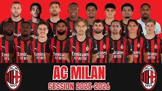 AC Milan SQUAD | Session 2025-2026 | UPDATED | Players, Countries & Position