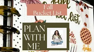 Plan With Me | Happy Planner | EXTRA PAGE | FALL BUCKET LIST