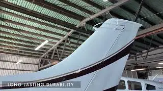 Next-Level Shine & Protection: PROTEKTO Ceramic Coating on a Private Aircraft.