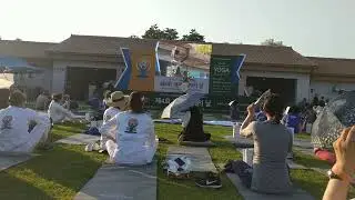 Batu international yoga day 2018 Busan South Korea
