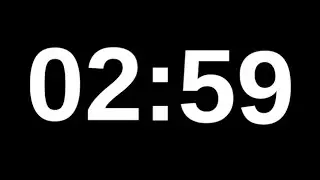 Countdown Timer 3 Minutes With Sound + Scary Sirene Ending