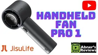 JISULIFE Handheld Fan Pro1 Mini Fan Rechargeable Fan Unboxing and Review by Abners Reviews