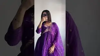 Meesho purple kurta set haul 💜Meesho viral purple kurta set #kurtaset