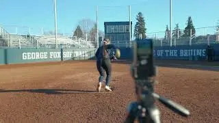 Pocket Radar Softball / Set Up:  Pitching from Circle with Radar Behind Pitcher