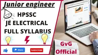 HPSEBL JE Electrical Syllabus || HPSSC || HPPTCL || HPPTCL || GvG Official