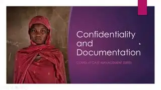 Confidentiality and documentation for GBV Remote Case Management - COVID-19 response