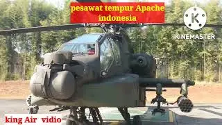 tiga Helicopter APACHE INDONESIA Landing Bersamaan di bandara pondok cabe