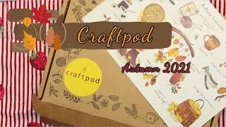 Craftpod Autumn 2021 unboxing...UK Embroidery subscription box