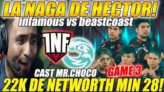 🔵BEASTCOAST vs INFAMOUS🔴[GAME3/bo3] - LA NAGA SIREN DE HECTOR!!  - DPC divI 2023 | DOTA 2