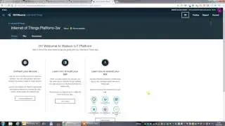 End to End demonstration LearnIn to Watson IoT Cloud Dashboard