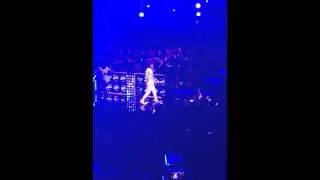 Justin Bieber performing at The Barker Hangar in Santa Monica, California - September 11, 2015