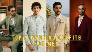 Top 5 Wedding Outfits for Men | Groom & Guest Style Guide 2025