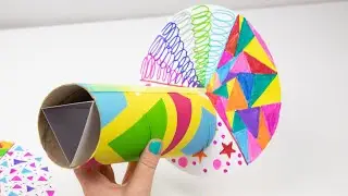 Cómo hacer un caleidoscopio - Manualidades originales para niños