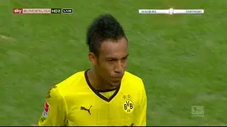 Gabon striker Aubameyang stars for Borrusia Dortmund