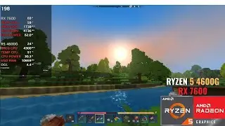 Hytale - RX 7600 + Ryzen 5 4600G / High / Test Gameplay
