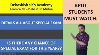 DETAILS ALL ABOUT SPECIAL EXAM.