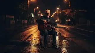 Shadow at My Door &ndash; Dark Blues Song | Emotional Midnight Blues Guitar | Blues Night Corner