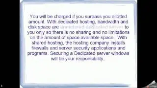 Key difference between dedicated server and shared server