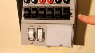 Installing a Reliance Controls Pro/Tran 6-Circuit 30 Amp Generator Transfer Switch Kit