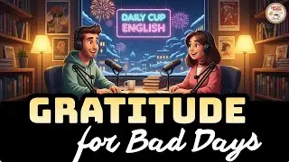 Turn Bad Days Around with Gratitude | Real English Podcast | Daily Cup English