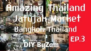 #Chatuchak #Jatujak Plaza #Weekend Market in Bangkok It's Amazing Thai decorating items. EP3