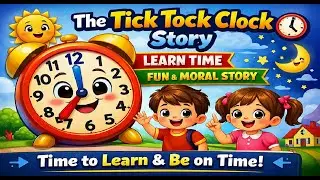 The Magic Tick Tock Clock Story | Kids Educational Story #KidsVideo#StoryForKids#ToddlerLearning